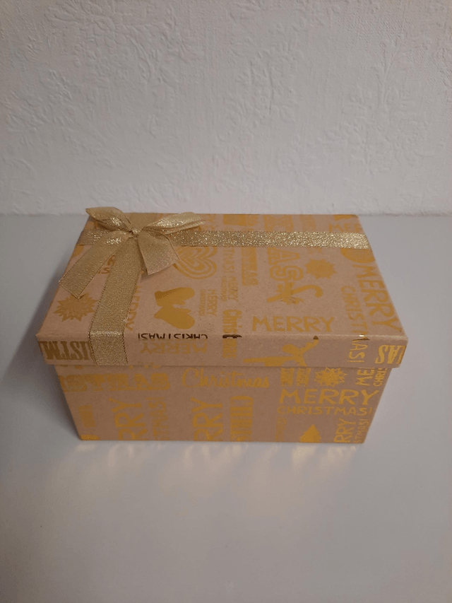 Coffret de Noël vide occasion ( un peu déchiré en dessous ) 