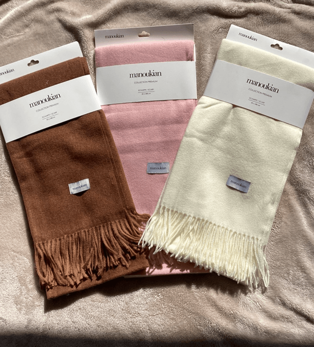 Écharpes couleur rose 🧣