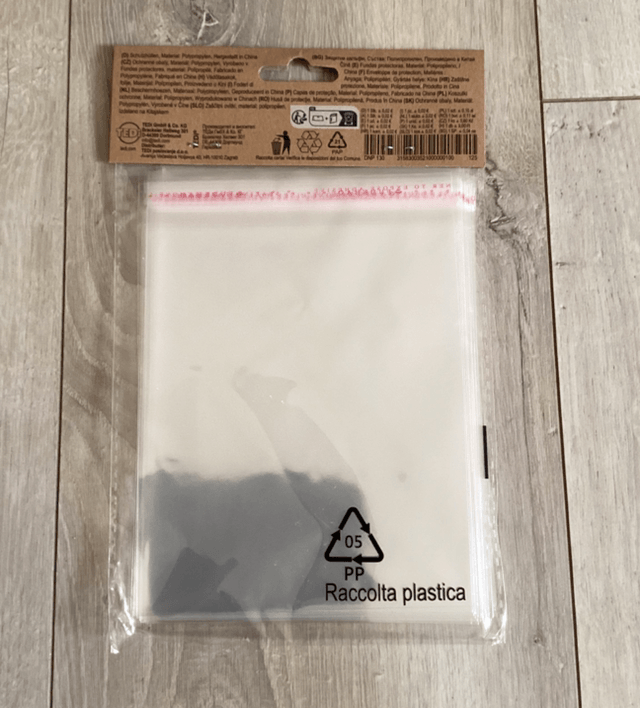 Enveloppe de protection transparente neuf 50x dans un paquet 