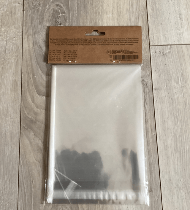 Enveloppe de protection transparente neuf 12,5x16cm 50x dans un paquet
