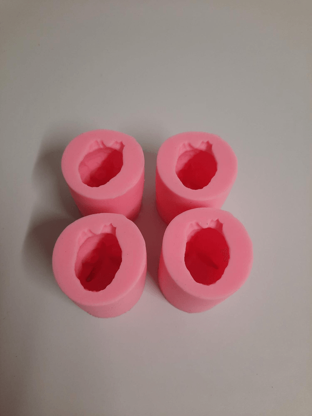 Moule silicone hiboux occasion ( lot de 4 petits moules ) 