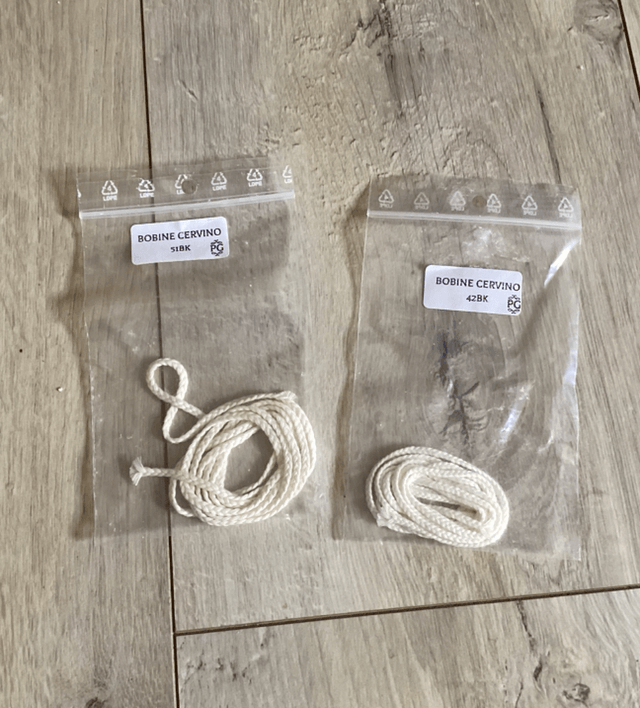 Bobines Cervino pour bougies neuf lot des deux paquets 