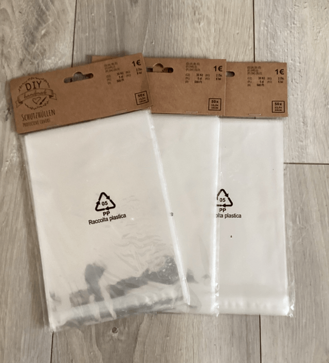 Enveloppe de protection transparente neuf 12,5x16cm 50x dans un paquet 