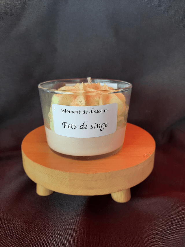 Bougie 12h Pets de singe 
