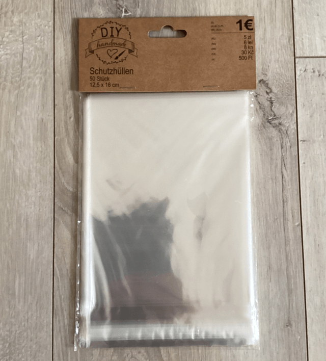 Enveloppe de protection transparente neuf 12,5x16cm 50x dans un paquet