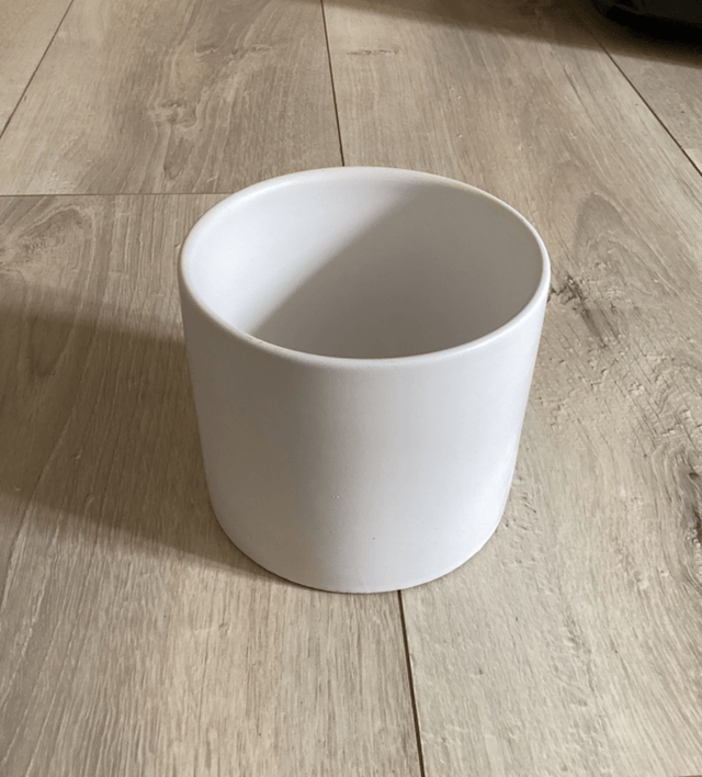 Contenant blanc pour bougies occasion 