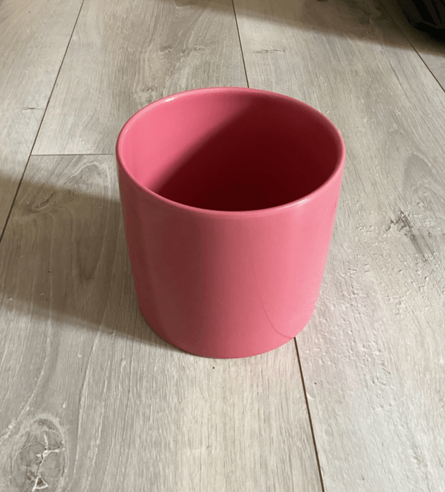 Contenant rose pour bougies occasion 