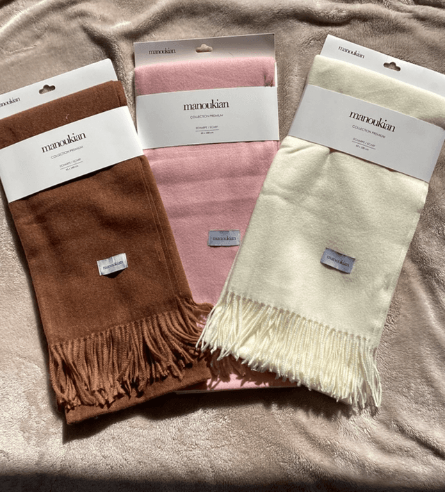 Écharpes couleur rose 🧣