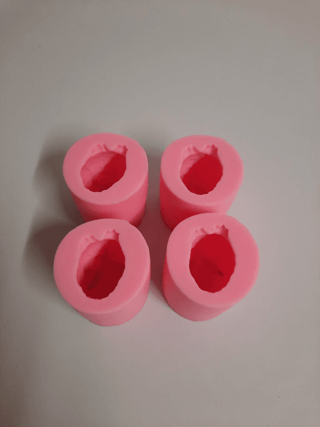 Moule silicone hiboux occasion ( lot de 4 petits moules ) 
