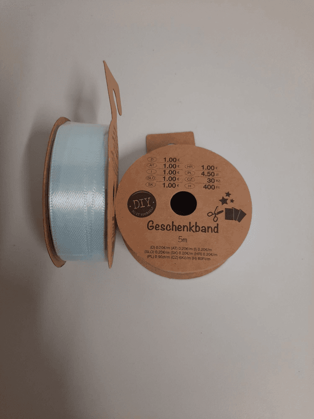 Ruban bleu neuf 