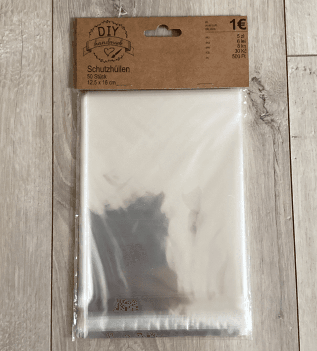 Enveloppe de protection transparente neuf 12,5x16cm 50x dans un paquet
