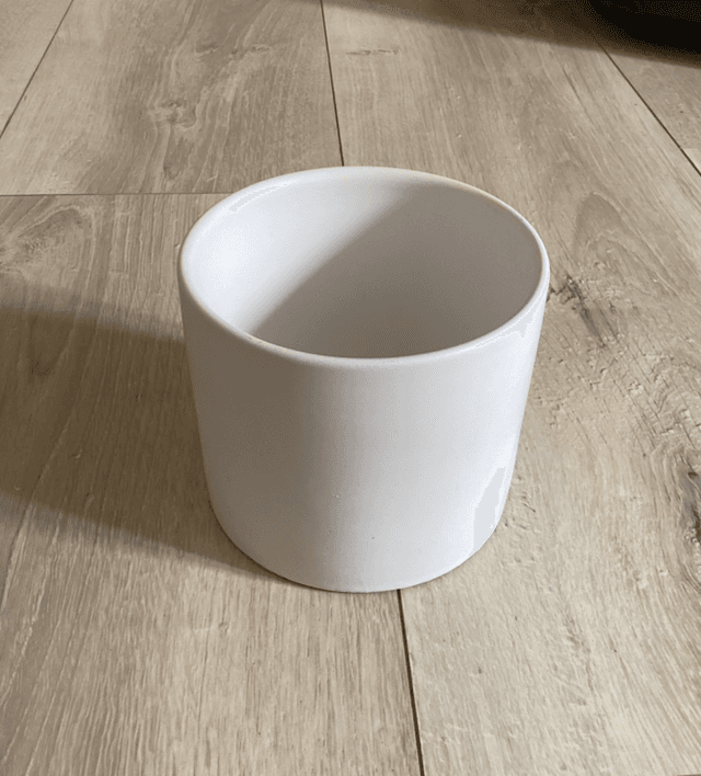 Contenant blanc pour bougies occasion 