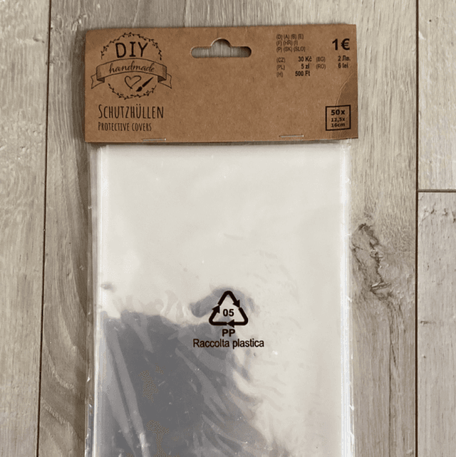 Enveloppe de protection transparente neuf 12,5x16cm 50x dans un paquet 