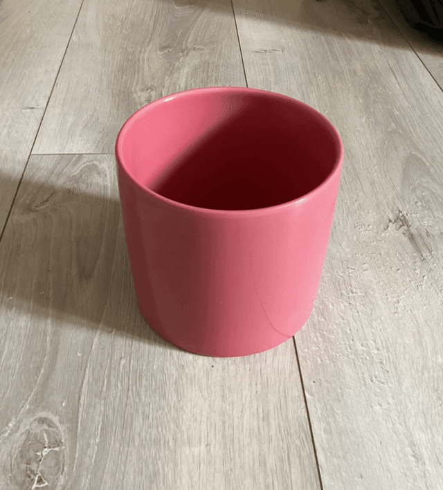 Contenant rose pour bougies occasion 